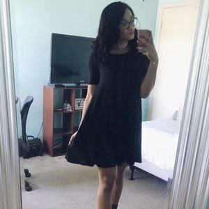 Black Mid Length Dress